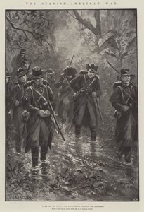 De Spaans-Amerikaanse Oorlog, Uncle Sam in Cuba in het Regenseizoen, door de Chaparral